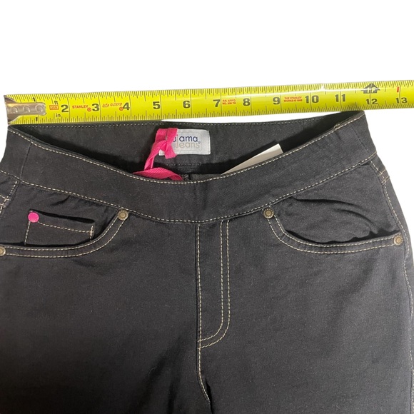 Pajama Jeans Straight Leg Black Women's XXS - Picture 8 of 11